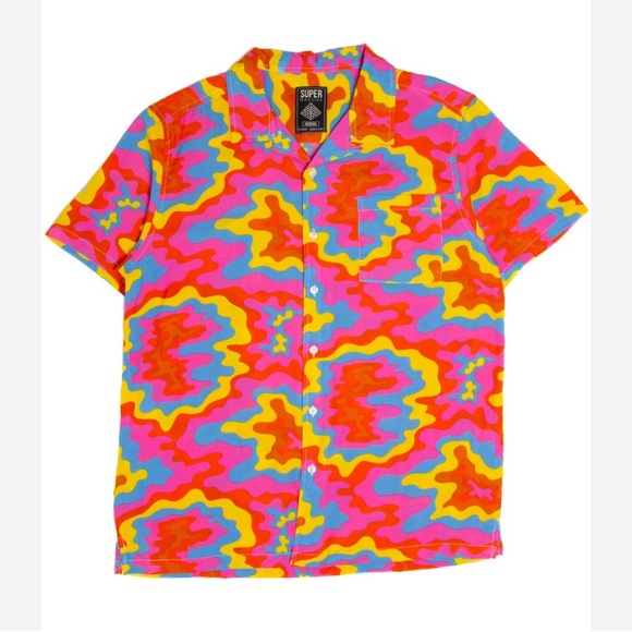 Groovy Button Up Top - Picture 1 of 6